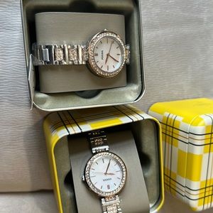 Karli Three-Hand Two-Tone Stainless Steel Watch